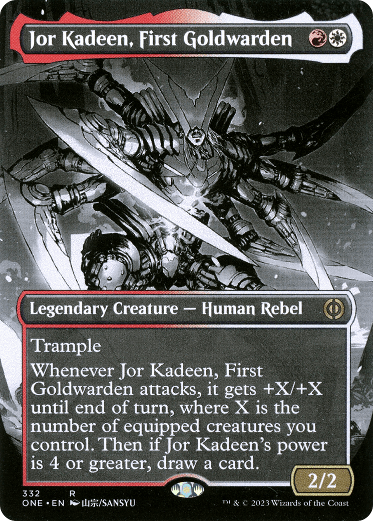 Jor Kadeen, First Goldwarden (Borderless Manga) [Phyrexia: All Will Be One] - POKÉ JEUX