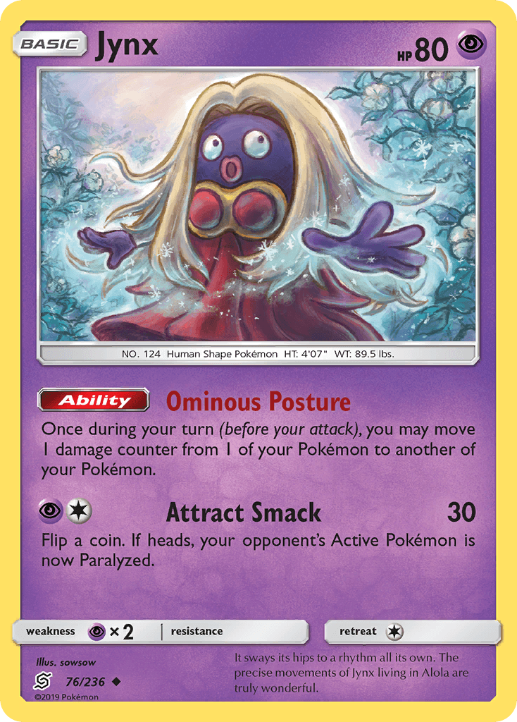 Jynx (76/236) [Sun & Moon: Unified Minds] - POKÉ JEUX