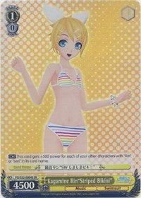 Kagamine Rin"Striped Bikini" (PD/S22-E004S SR) [Hatsune Miku -Project DIVA- f] - POKÉ JEUX