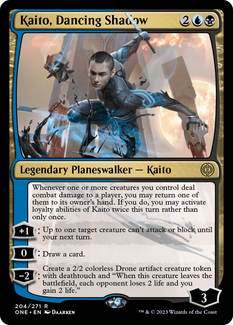 Kaito, Dancing Shadow (Promo Pack) [Phyrexia: All Will Be One Promos] - POKÉ JEUX