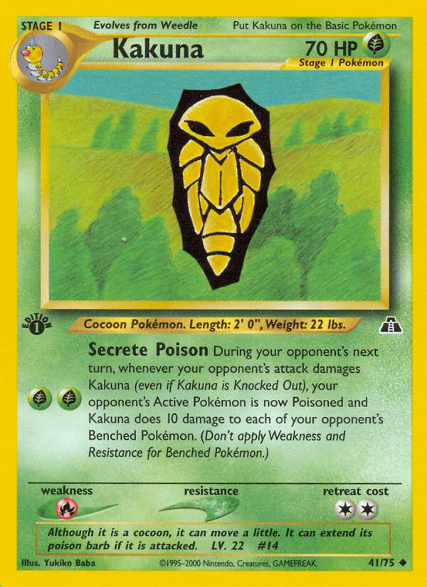 Kakuna (41/75) [Neo Discovery 1st Edition] - POKÉ JEUX