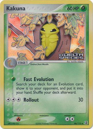 Kakuna (46/113) (Stamped) [EX: Delta Species] - POKÉ JEUX