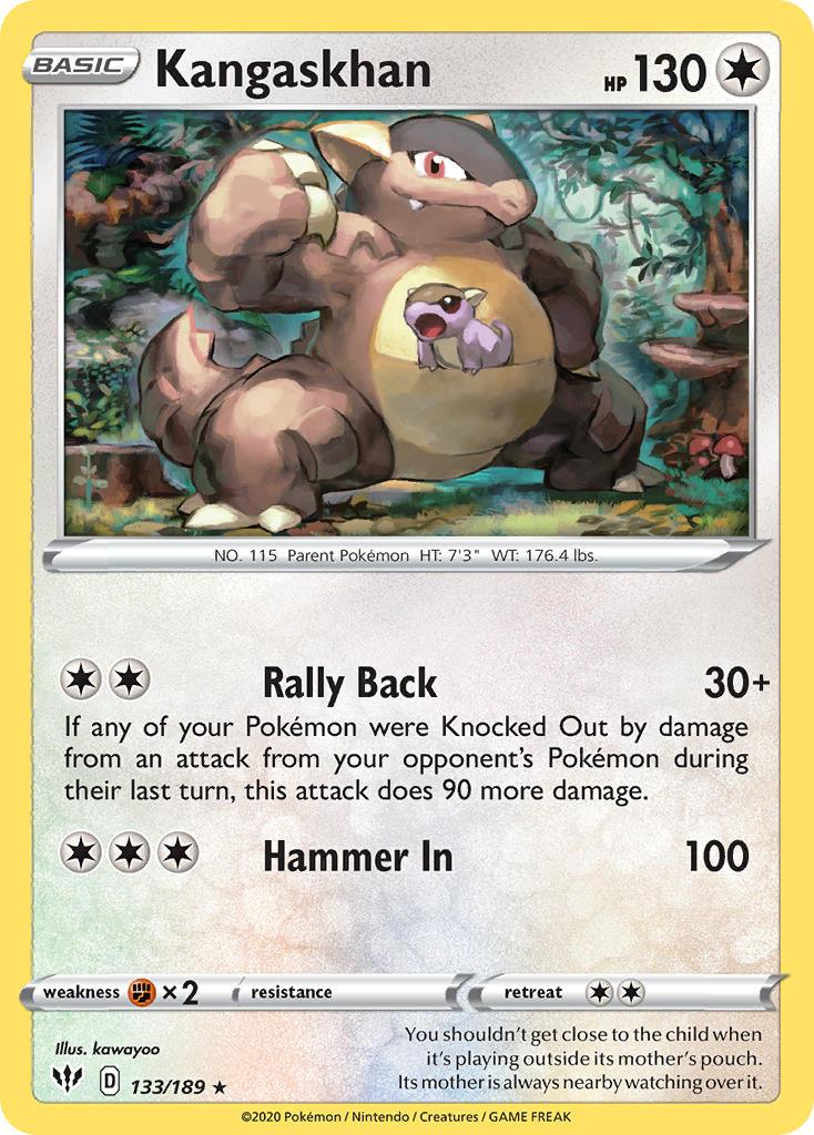 Kangaskhan (133/189) (Theme Deck Exclusive) [Sword & Shield: Darkness Ablaze] - POKÉ JEUX