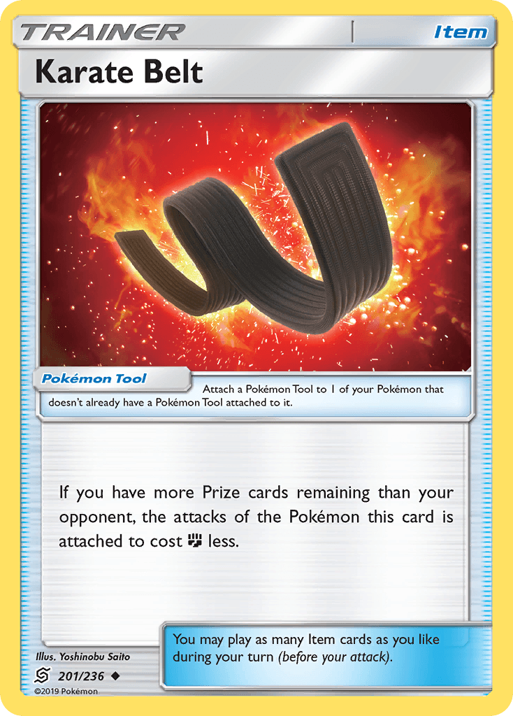 Karate Belt (201/236) [Sun & Moon: Unified Minds] - POKÉ JEUX