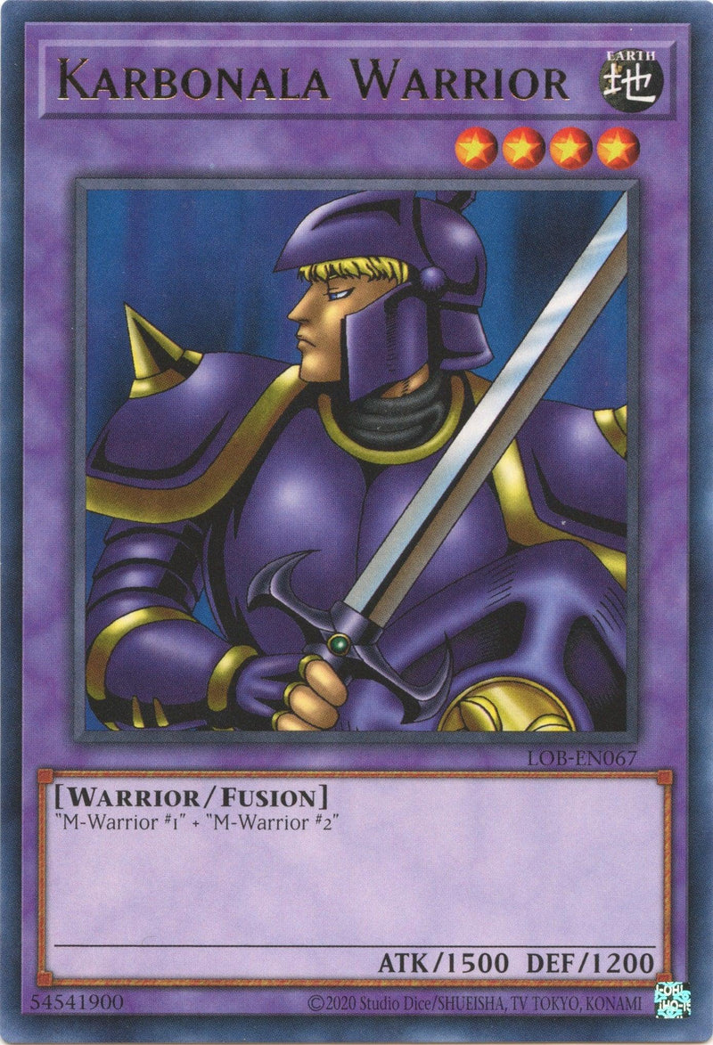 Karbonala Warrior (25th Anniversary) [LOB-EN067] Rare - POKÉ JEUX