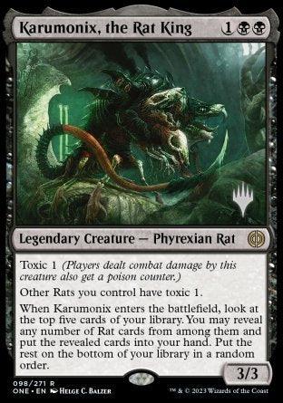 Karumonix, the Rat King (Promo Pack) [Phyrexia: All Will Be One Promos] - POKÉ JEUX