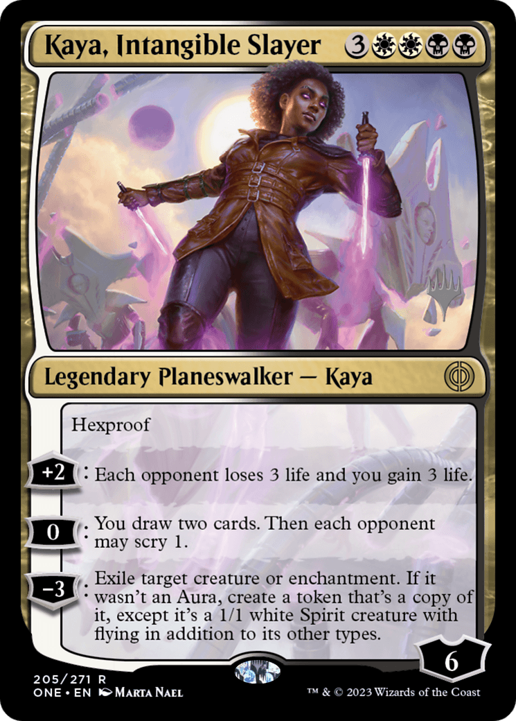 Kaya, Intangible Slayer (Promo Pack) [Phyrexia: All Will Be One Promos] - POKÉ JEUX
