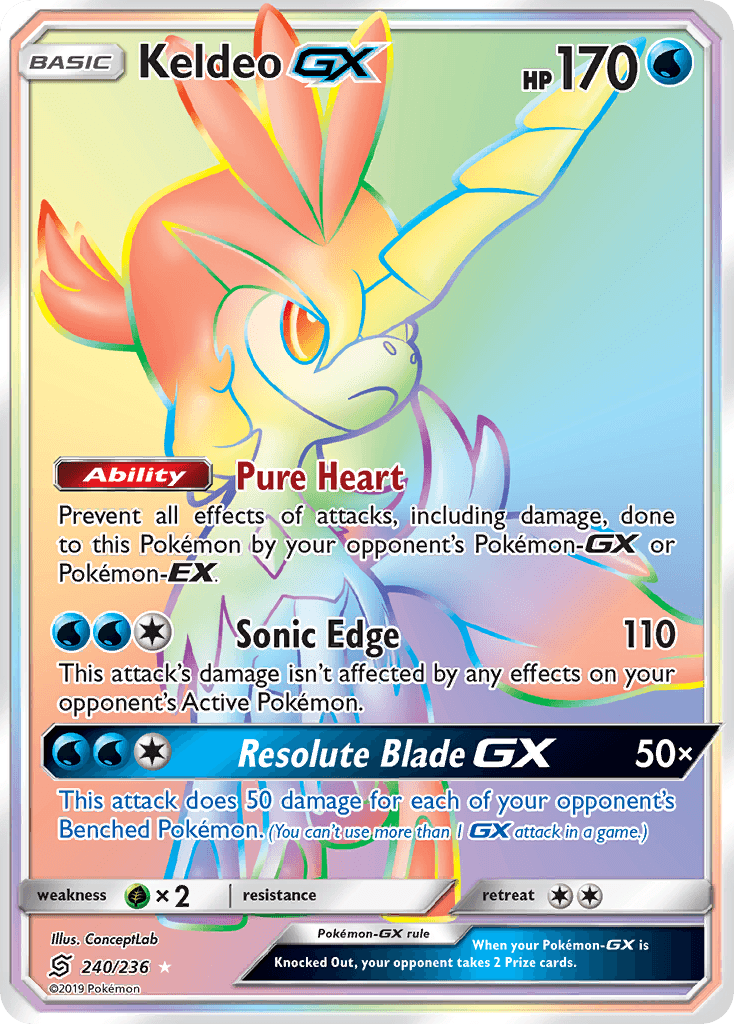 Keldeo GX (240/236) [Sun & Moon: Unified Minds] - POKÉ JEUX