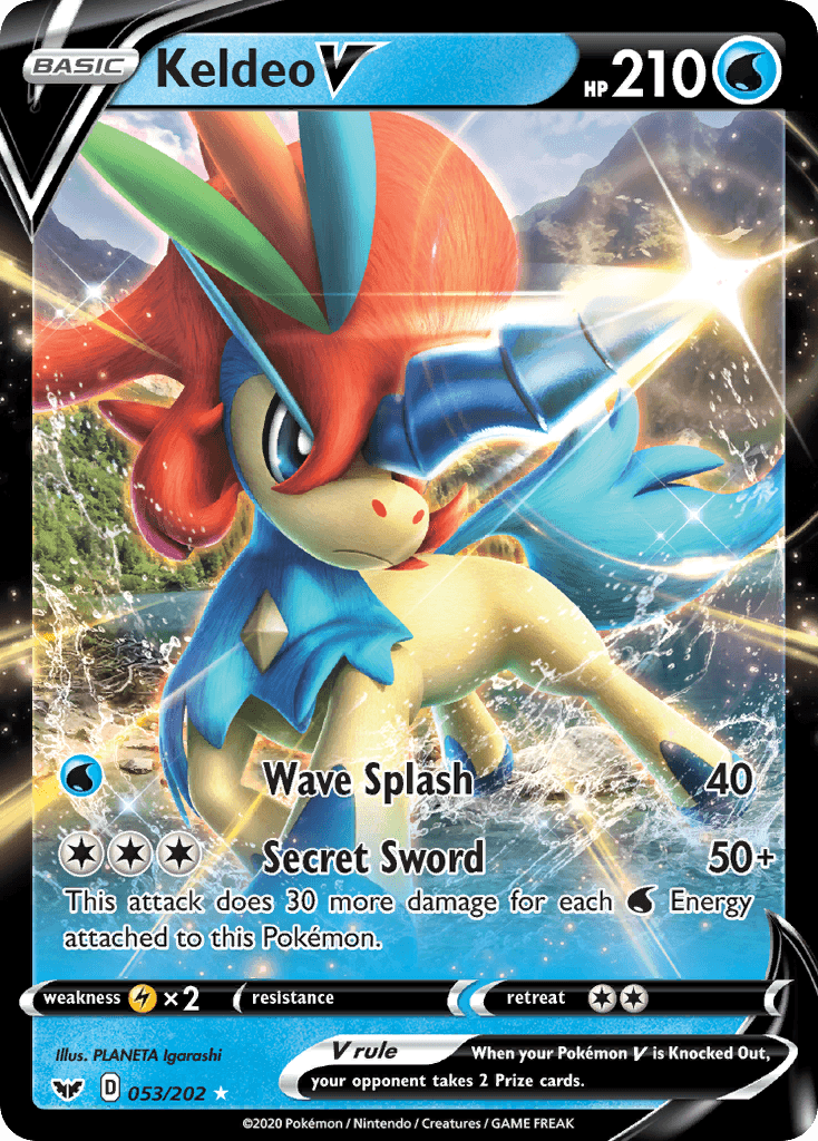 Keldeo V (053/202) [Sword & Shield: Base Set] - POKÉ JEUX