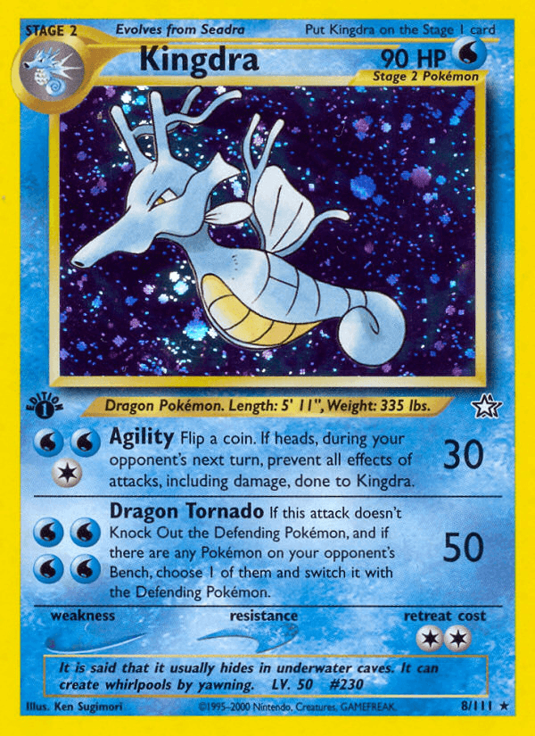 Kingdra (8/111) [Neo Genesis 1st Edition] - POKÉ JEUX