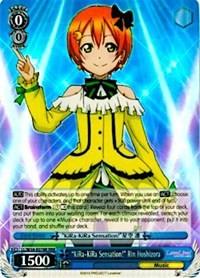 "KiRa-KiRa Sensation!" Rin Hoshizora (LL/W34-E078R RRR) [Love Live! Vol. 2] - POKÉ JEUX