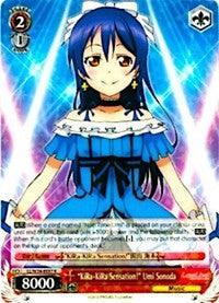 "KiRa-KiRa Sensation!" Umi Sonoda (LL/W34-E037 R) [Love Live! Vol. 2] - POKÉ JEUX