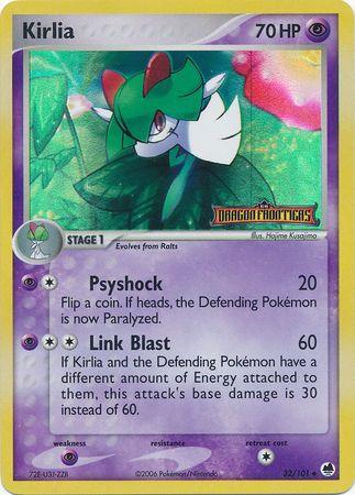 Kirlia (32/101) (Stamped) [EX: Dragon Frontiers] - POKÉ JEUX