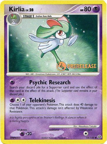 Kirlia (53/132) (Prerelease Promo) [Diamond & Pearl: Black Star Promos] - POKÉ JEUX