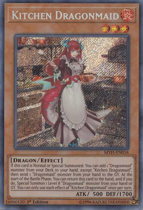 Kitchen Dragonmaid [MYFI-EN018] Secret Rare - POKÉ JEUX