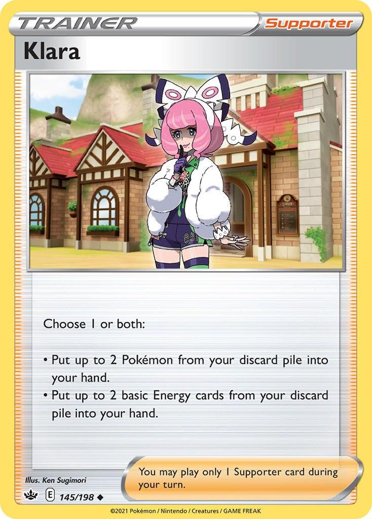 Klara (145/198) (Cosmos Foil) [Sword & Shield: Chilling Reign] - POKÉ JEUX