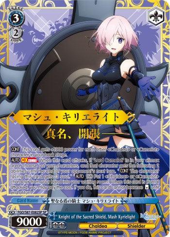 Knight of the Sacred Shield, Mash Kyrielight (FGO/S87-E082SP SP) [Fate/Grand Order THE MOVIE Divine Realm of the Round Table: Camelot] - POKÉ JEUX