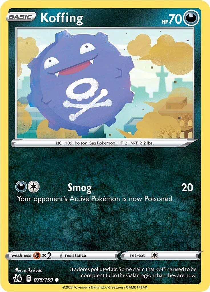 Koffing (075/159) [Sword & Shield: Crown Zenith] - POKÉ JEUX