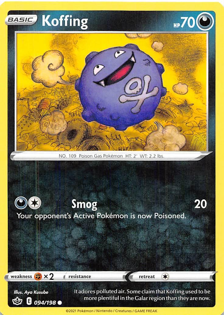 Koffing (094/198) [Sword & Shield: Chilling Reign] - POKÉ JEUX