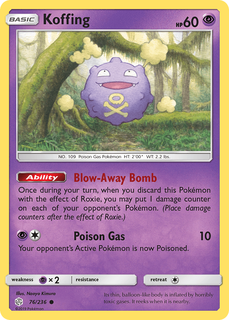 Koffing (76/236) [Sun & Moon: Cosmic Eclipse] - POKÉ JEUX