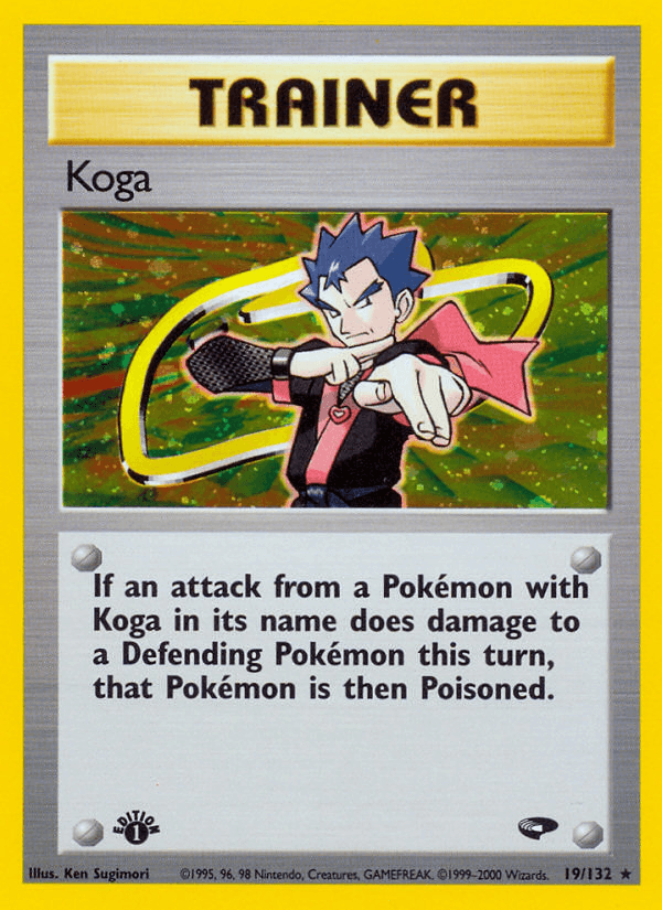 Koga (19/132) [Gym Challenge 1st Edition] - POKÉ JEUX