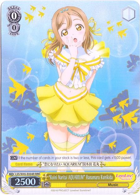 "Koini Naritai AQUARIUM" Hanamaru Kunikida (LSS/W45-E004R) [Love Live! Sunshine!!] - POKÉ JEUX