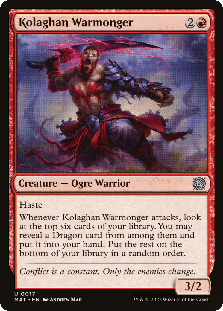 Kolaghan Warmonger [March of the Machine: The Aftermath] - POKÉ JEUX