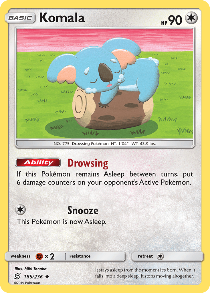 Komala (185/236) [Sun & Moon: Unified Minds] - POKÉ JEUX