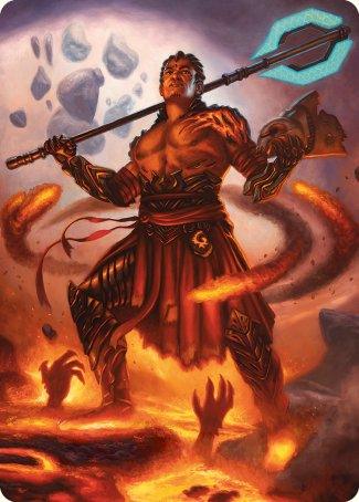 Koth, Fire of Resistance Art Card [Phyrexia: All Will Be One Art Series] - POKÉ JEUX