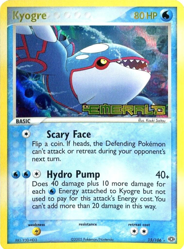 Kyogre (15/106) (Stamped) [EX: Emerald] - POKÉ JEUX