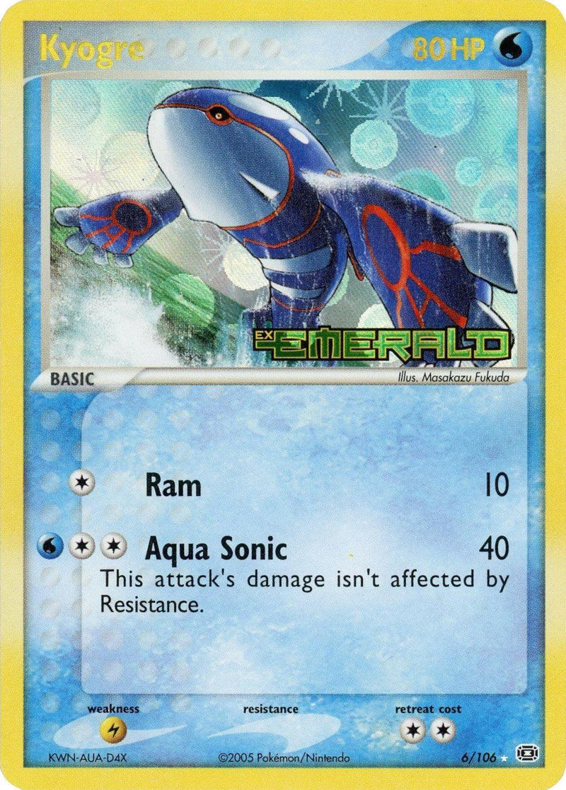 Kyogre (6/106) (Stamped) [EX: Emerald] - POKÉ JEUX