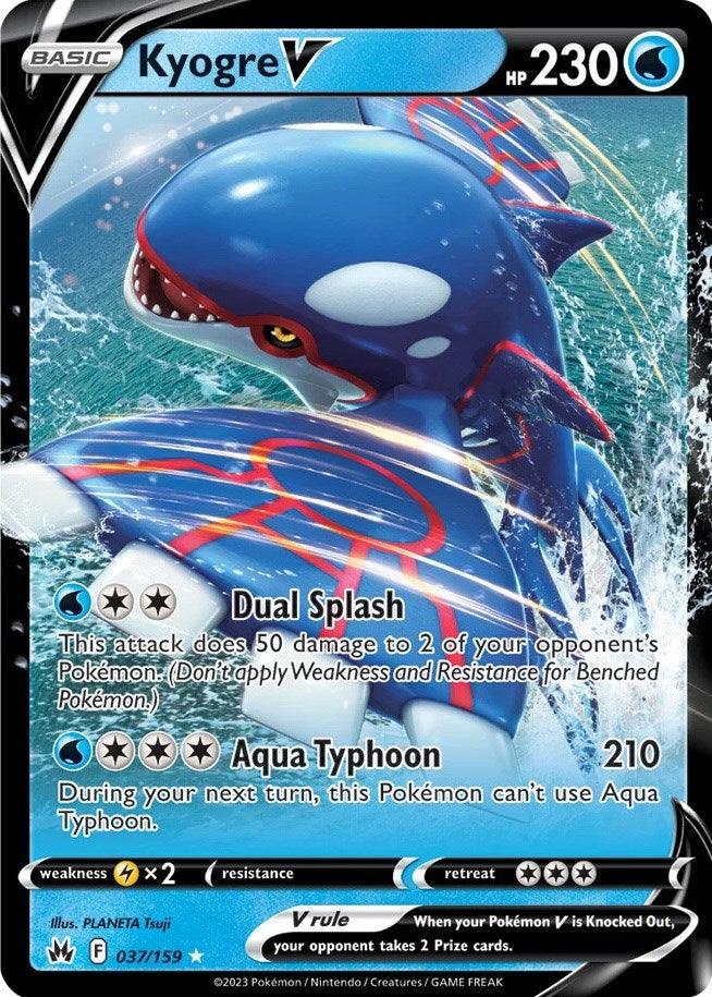 Kyogre V (037/159) [Sword & Shield: Crown Zenith] - POKÉ JEUX