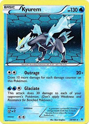 Kyurem (34/101) (Cosmos Holo) [Black & White: Noble Victories] - POKÉ JEUX