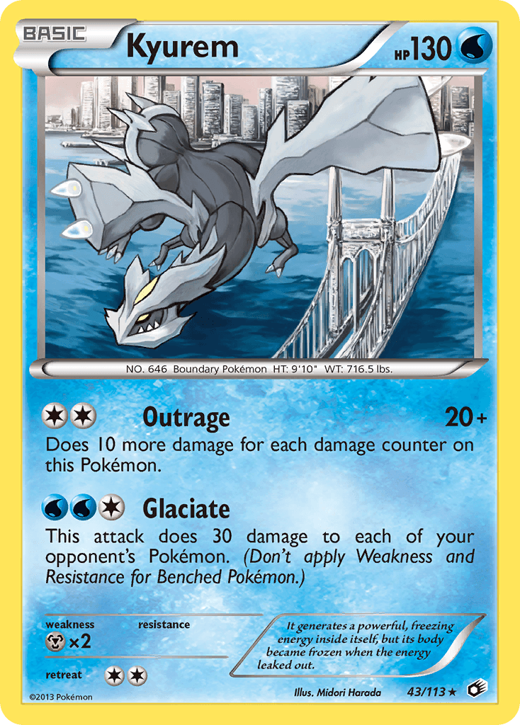 Kyurem (43/113) (Theme Deck Exclusive) [Black & White: Legendary Treasures] - POKÉ JEUX