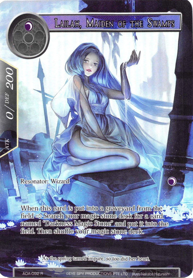 Lailah, Maiden of the Swamps (Full Art) (AOA-092) [Awakening of the Ancients] - POKÉ JEUX