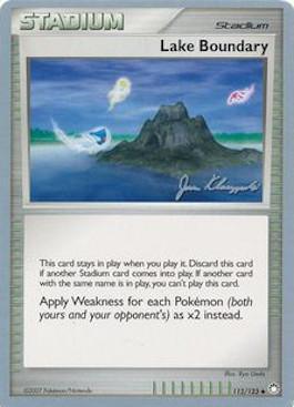 Lake Boundary (112/123) (Psychic Lock - Jason Klaczynski) [World Championships 2008] - POKÉ JEUX