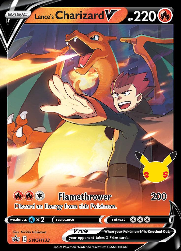 Lance's Charizard V (SWSH133) (Celebrations) [Sword & Shield: Black Star Promos] - POKÉ JEUX