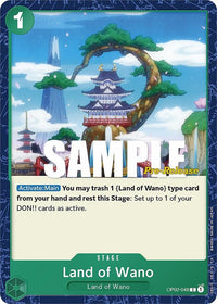 Land of Wano [Paramount War Pre-Release Cards] - POKÉ JEUX