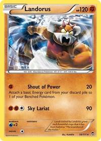 Landorus (58/111) (Theme Deck Exclusive) [XY: Furious Fists] - POKÉ JEUX