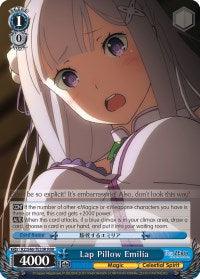 Lap Pillow Emilia (RZ/S46-TE33R RRR) [Re:ZERO] - POKÉ JEUX