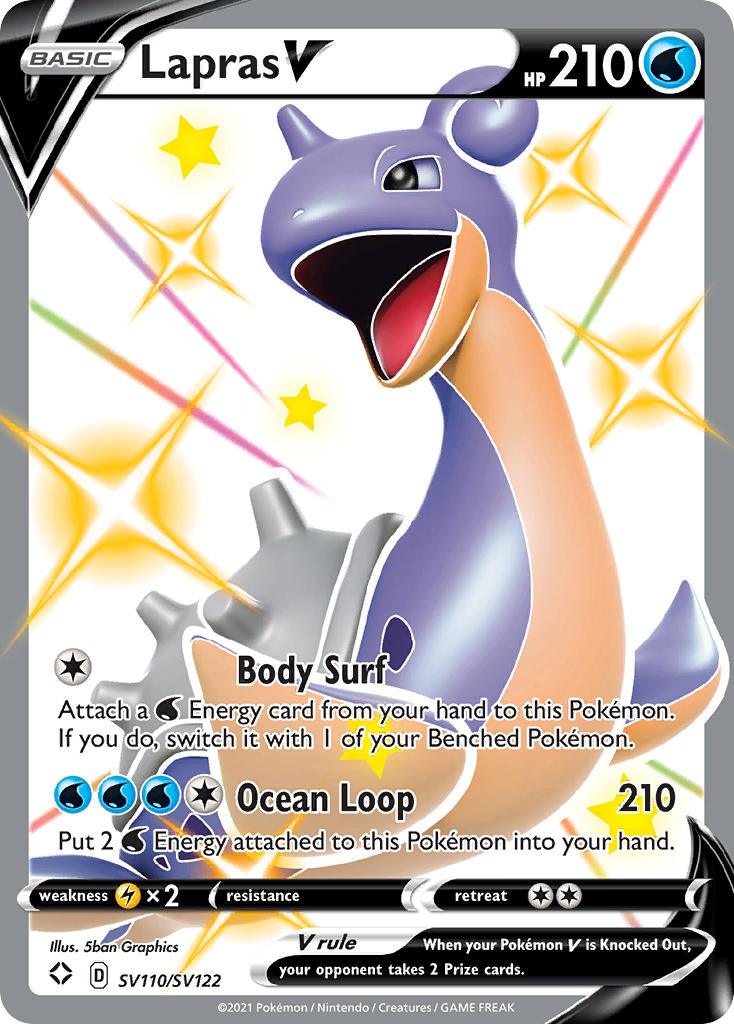 Lapras V (SV110/SV122) [Sword & Shield: Shining Fates] - POKÉ JEUX