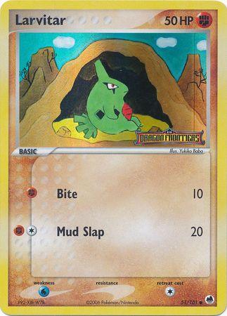 Larvitar (51/101) (Stamped) [EX: Dragon Frontiers] - POKÉ JEUX