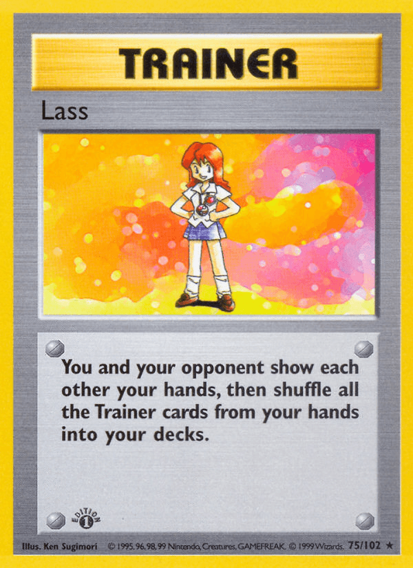 Lass (75/102) (Shadowless) [Base Set 1st Edition] - POKÉ JEUX