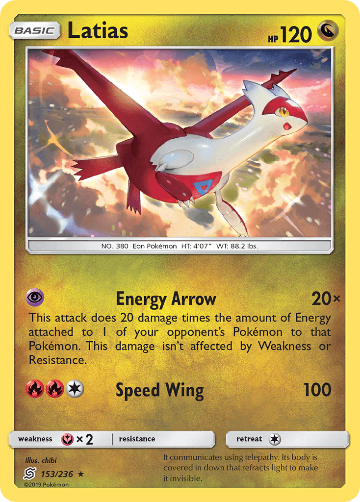 Latias (153/236) [Sun & Moon: Unified Minds] - POKÉ JEUX