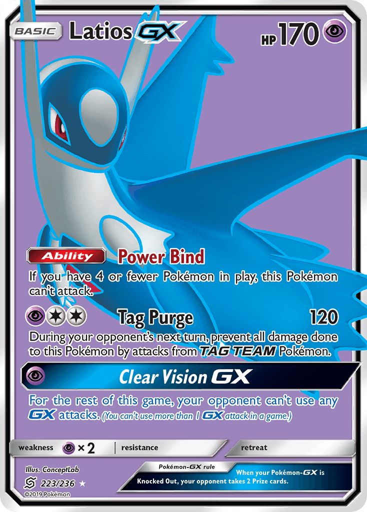 Latios GX (223/236) [Sun & Moon: Unified Minds] - POKÉ JEUX