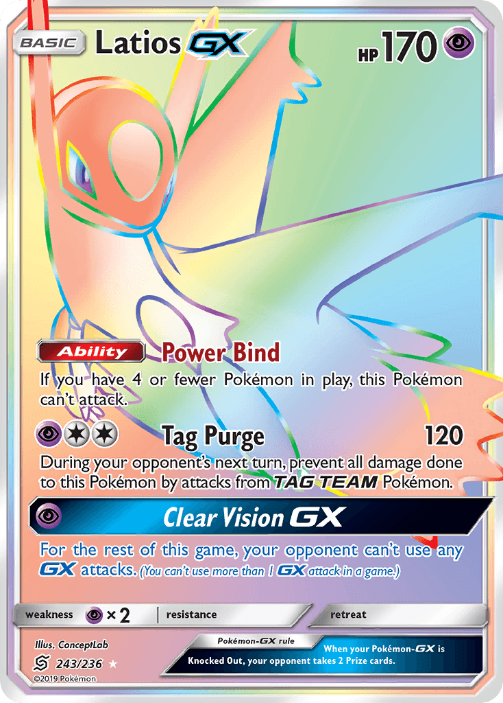 Latios GX (243/236) [Sun & Moon: Unified Minds] - POKÉ JEUX