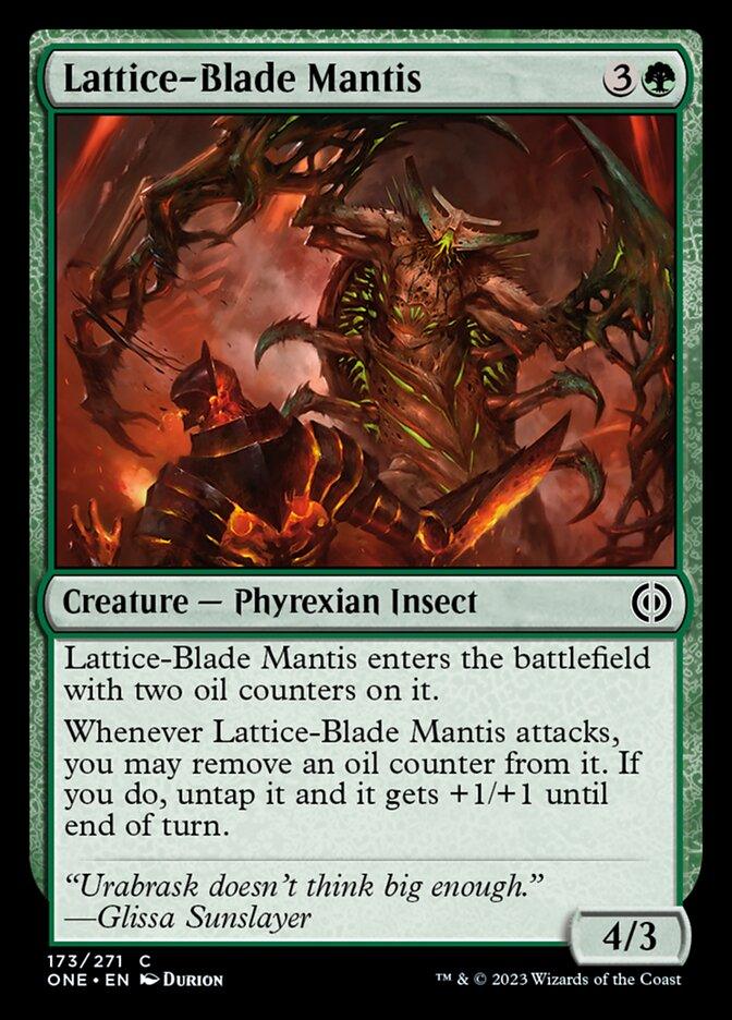 Lattice-Blade Mantis [Phyrexia: All Will Be One] - POKÉ JEUX