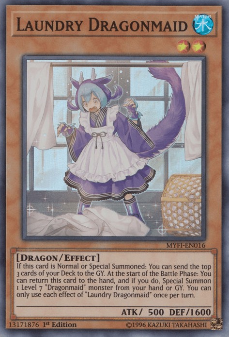 Laundry Dragonmaid [MYFI-EN016] Super Rare - POKÉ JEUX