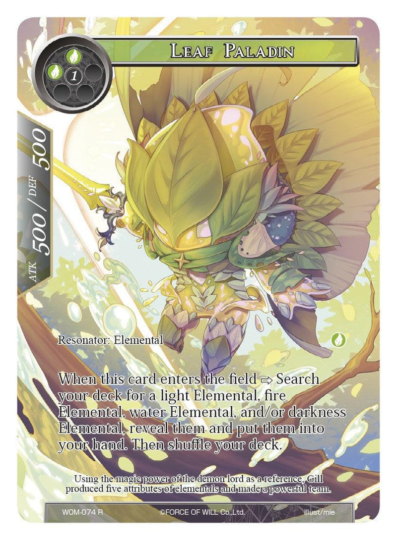 Leaf Paladin (Full Art) (WOM-074) [Winds of the Ominous Moon] - POKÉ JEUX