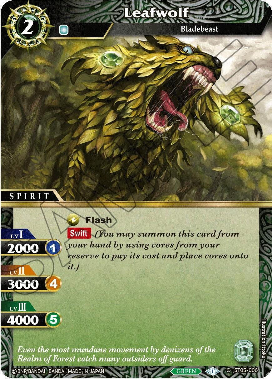 Leafwolf (ST05-006) [Starter Deck 05: Verdant Wings] - POKÉ JEUX